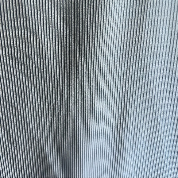 SHEIN Light Blue Ribbed Tie Back Tank Size Large - Picture 3 of 5